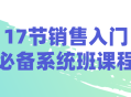 17节销售入门训练营，助您轻松掌握必备技能