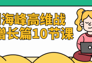 刘海峰高维战略增长系列课程,十堂激发思维、助力突破的课程