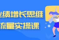 从业绩增长理念到实战流量课程