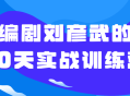 刘彦武编剧30天拼搏实战训练营