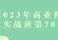 2023年最新商业视觉应用技巧大揭秘 - 实战班第70期