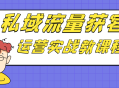 私域流量玩转实战,获客运营高效秘籍